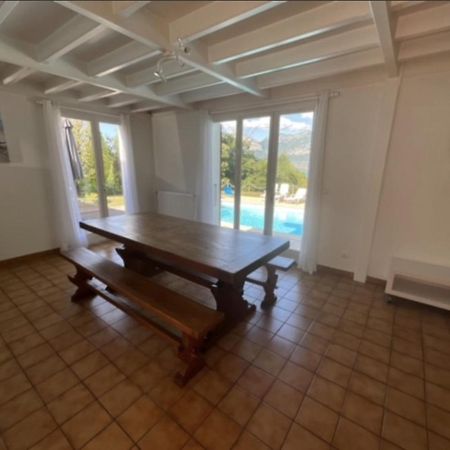 Villa Avec Piscine, Vue Lac Et Montagne Sévrier Exterior foto