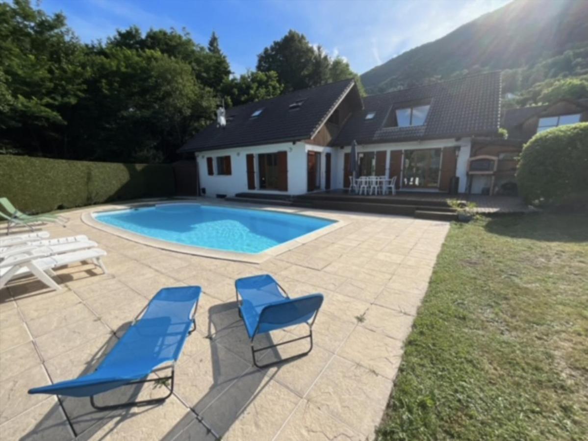 Villa Avec Piscine, Vue Lac Et Montagne Sévrier Exterior foto
