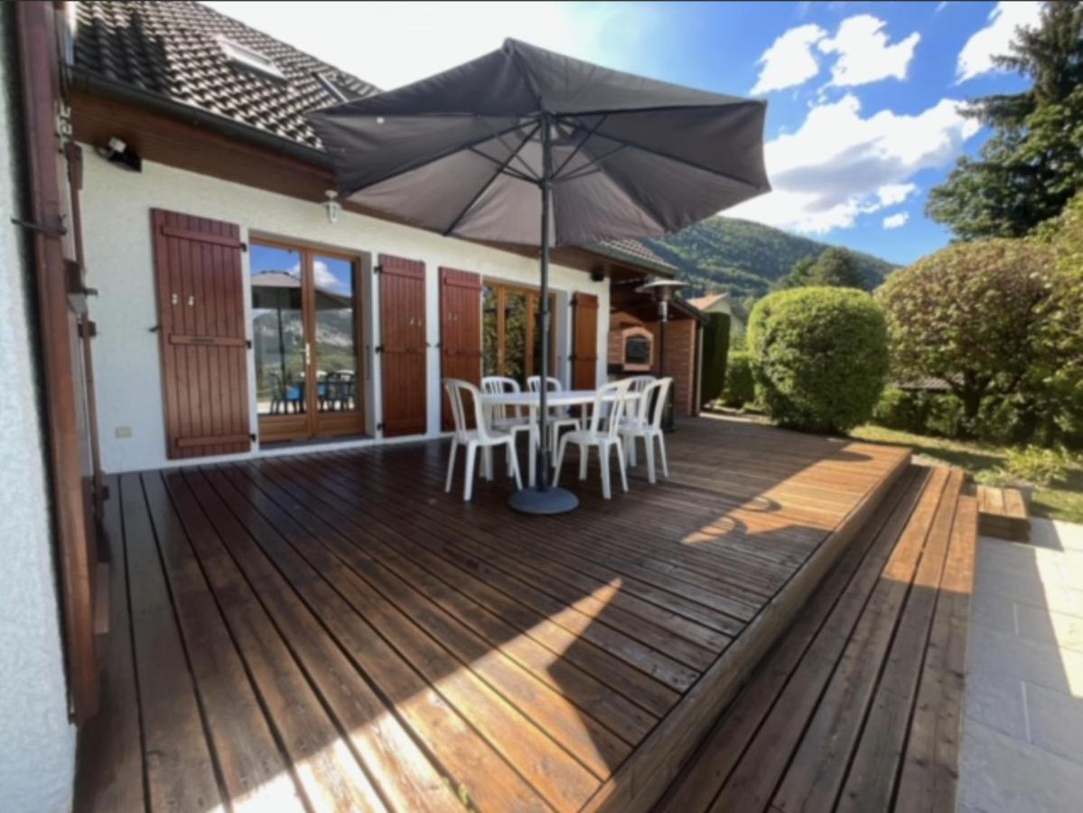Villa Avec Piscine, Vue Lac Et Montagne Sévrier Exterior foto